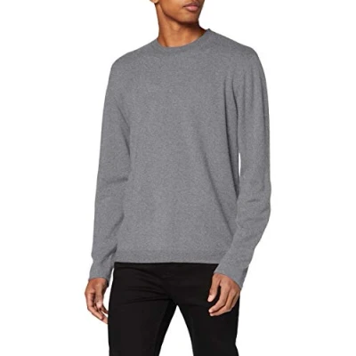 Abbildung von FALKE Herren Sweatshirt 60111 Rundhalsausschnitt Sweatshirt, Light Grey, M