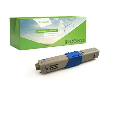 Abbildung von Green2Print Toner Cyan 6000 Seiten ersetzt Oki 44973511 passend für ES3452MFP, ES5431, ES5462MFP