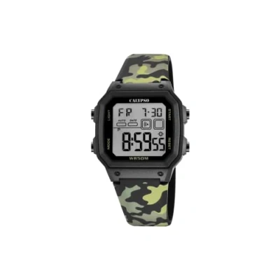 Abbildung von Calypso Jungen Digital Quarz Uhr mit Plastik Armband K5812/4