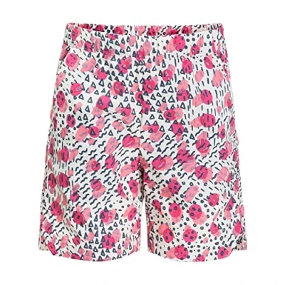 Abbildung von Jack Wolfskin Villi Print K kurze Sporthose für Kinder, Größe: 116, Pink lemonade all over