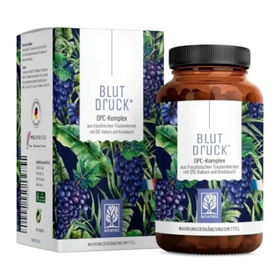 Abbildung von OPC Komplex mit Q10, Kalium und Knoblauch Blutdruck 90 St