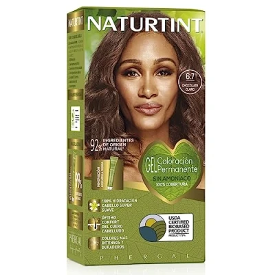 Abbildung von Naturtint Biobased Haarfarbe Oohne Ammoniak 6.7 Schokolade Blond Dunkel Hoher Anteil an natürlichen Inhaltsstoffen 170 ml