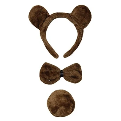 Abbildung von Petitebelle Stirnband Bowtie Schwanz Kostüm für Erwachsene Einheitsgröße bear1