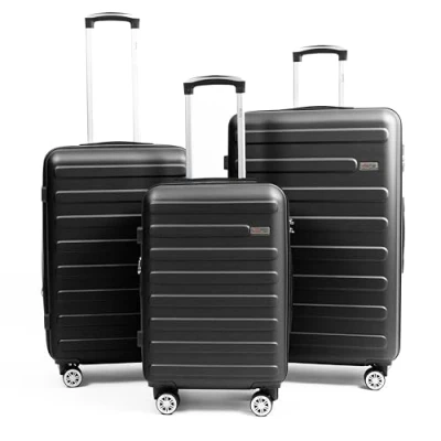 Abbildung von Easy Move Hartschalen Trolley Leichter Rollkoffer Flair 088, 4 Rollen, Robuste Reisebegleiter aus ABS Hartschale mit Dehnungsfuge, 3er Set