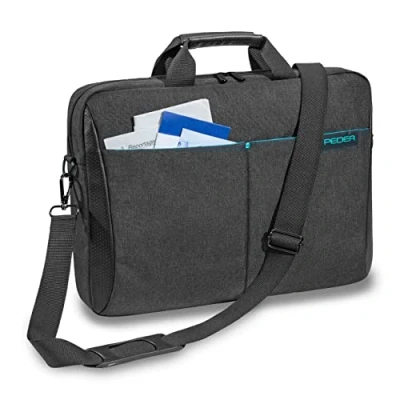 Abbildung von PEDEA Laptoptasche LIFESTYLE (15,6 Zoll (39,6 cm), dicke Polsterung, wasserabweisenden Materialien, einfache Handhabung, lange Reißverschlüsse