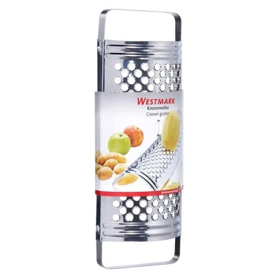Abbildung von Westmark Kronenreibe/Kartoffelreibe, Rostfreier Edelstahl, Silber, 11352270