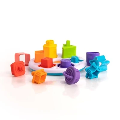 Abbildung von Fat Brain Toys Farbe Form Sorter Plugzy