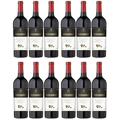 Abbildung von Réserve du Cochonnet Rouge Pays d&#039; Oc Rotwein französischer Wein trocken IGP Frankreich I Versanel Paket (12 Flaschen)