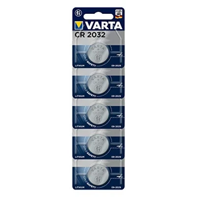 Abbildung von VARTA Batterien Electronics CR2032 Lithium Knopfzelle 3V Batterie 5er Pack Knopfzellen in Original Blisterverpackung