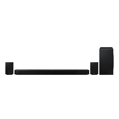 Abbildung von Samsung HW Q995B 11.1.4 Kanal Q Soundbar (Deutsches Modell), Rücklautsprecher inklusive, kabelloses Dolby Atmos/DTS:X, Symphony [2022]