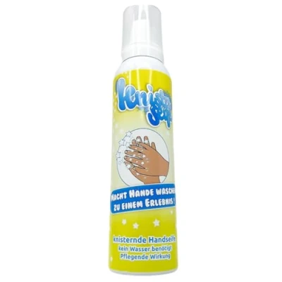 Abbildung von Knisterseife 150 ml in verschiedenen Duftrichtungen die einzigartige knisternde Handseife Händewaschen zum Erlebnis machen Seife ohne Wasser (Sonnenschein)