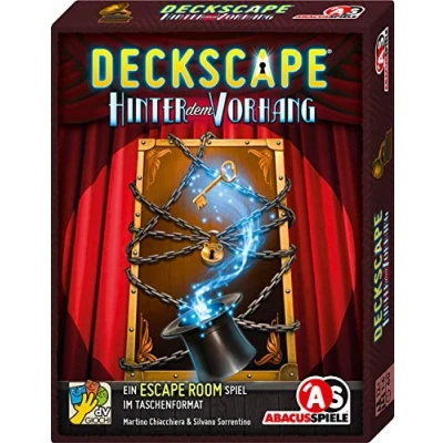 Abbildung von ABACUSSPIELE Deckscape Hinter dem Vorhang Escape Room Kartenspiel
