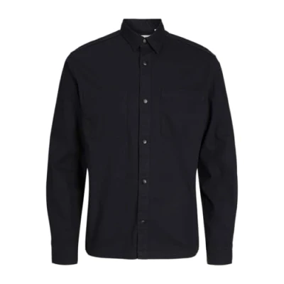Abbildung von JACK&amp;JONES Herren Jcologan Ripstop Overshirt Ls Freizeithemd, Black, XL