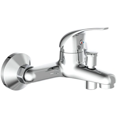Abbildung von Schütte Wannenarmatur &quot;ATHOS PLUS&quot;, geräuscharme Kartusche, Marken Mischdüse, 1/2 Brauseanschluss