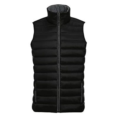 Abbildung von Sols Mens Wave Stepp Bodywarmer/Weste Wasserabweisende (XL) (Schwarz)