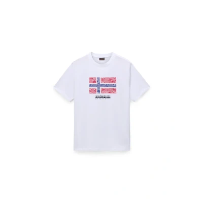 Abbildung von Napapijri T Shirt &quot;DRAPEAU&quot;, mit Print, Rundhals, Jersey