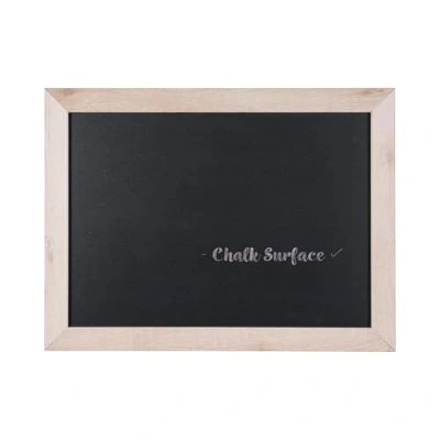 Abbildung von Bi Office, Blackboard Kamashi Bianco, Kreidetafel mit Weiß Kiefer MDF Rahmen, 60x45cm