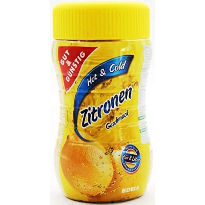 Abbildung von Gut &amp; Günstig Hot Cold Instantteegetränkgranulat Zitrone, 12er Pack (12 x 400g)