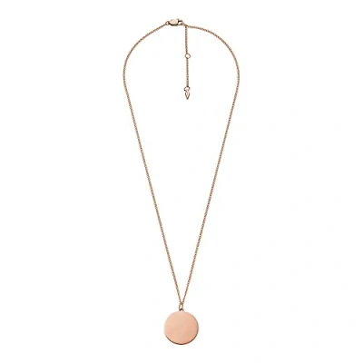 Abbildung von Fossil DREW Halskette Rose goldcoloured, Damen, Größe: One Size, gold coloured