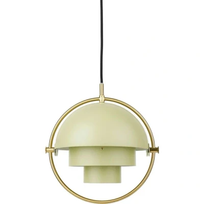 Abbildung von GUBI Hängeleuchte Multi Lite, Ø 36 cm, messing/creme