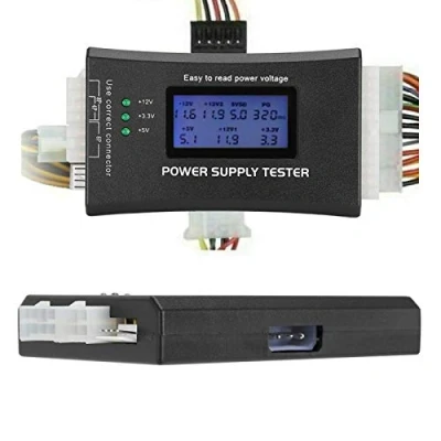Abbildung von VBESTLIFE ATX Netzteiltester, 20/24 4/6/8 poliges Computer Host Inspektions und Wartungstester Tool, mit Summer LCD Display, für ATX, ITX, BTX, PCI E, SATA, HDD