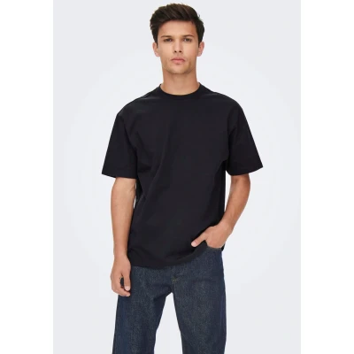 Abbildung von Only &amp; Sons Onsfred TEE Tshirt basic, Herren, Größe: Large, Dark navy