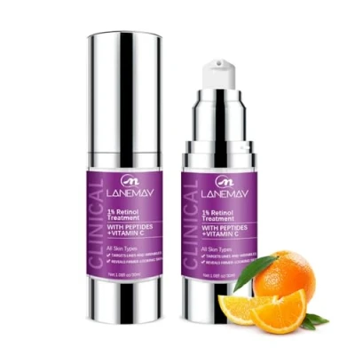 Abbildung von Vitamin C + Retinol Augencreme, Augencreme für Augenringe und Schwellungen unter den Augen, Anti Aging, Kollagen reduziert feine Linien, Falten Tränensäcke (3,5 ml)