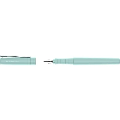 Abbildung von FABER CASTELL 241010 Füller Poly Pen, Federbreite B, Füllfederhalter caribic blue