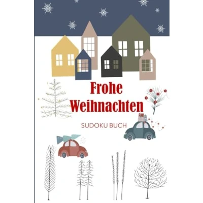 Abbildung von Frohe Weihnachten Sudoku Buch: Rätselbuch für Erwachsene und Senioren 150 Rätsel leicht bis schwer kleine Geschenke Frauen