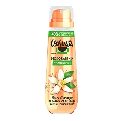 Abbildung von Ushuaïa Deodorant, komprimiert, 48 Stunden, Orangenblüten, 100 ml