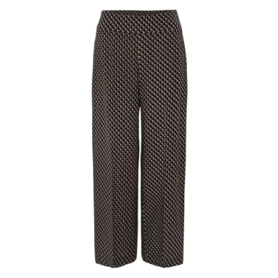 Abbildung von Opus Culotte Misha Glazing Stoffhose, Damen, Größe: 34, Cocoa