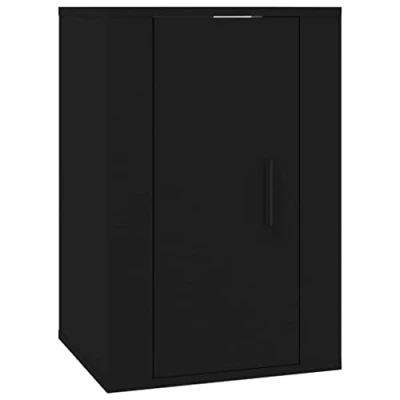 Abbildung von vidaXL TV Wandschrank Hängeschrank Schrank Möbel HiFi Hängend Wohnzimmer Nachtschrank Nachttisch Schlafzimmer Schwarz 40x34,5x60cm