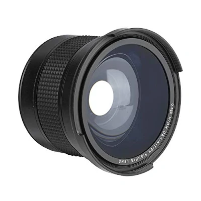 Abbildung von Weitwinkelobjektiv Fisheye Objektiv 58Mm Weitwinkel Kamera Superweitwinkel 0.35X Für Spiegelreflexkameras