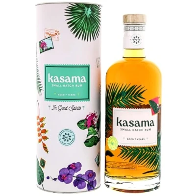 Abbildung von Kasama I Small Batch Rum 7 Years 700 ml Flasche 40% Volume Charismatischer in einer schönen Geschenkbox