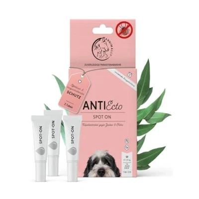 Abbildung von Annimally Floh und Zeckenschutz Spot ON für Hunde Effektives Zeckenmittel Hunde, 3 Monate Langzeitschutz Flohmittel &amp; (10 20kg)