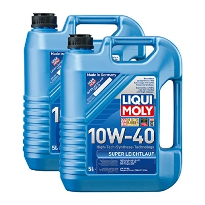 Abbildung von 2x LIQUI MOLY 1301 Super Leichtlauf 10W 40 Motoröl ACEA A3 B4