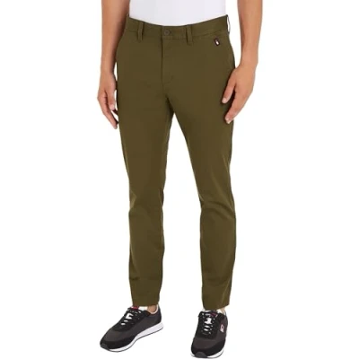 Abbildung von Tommy Jeans Austin Chino, Herren, Größe: 31x36, Drab olive green