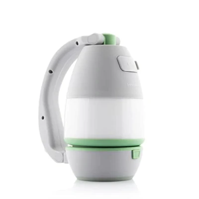 Abbildung von InnovaGoods Baby Jungen 8435527825034 Multifunktionale wiederaufladbare Camping Laterne 4 in 1, grün, S