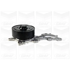 Abbildung von GRAF PA1086 Wasserpumpe mit Dichtung mechanisch Stahlblech 95 für Keilrippenriementrieb TOYOTA: Urban Cruiser, Yaris II Schrägheck, Auris Schrägheck