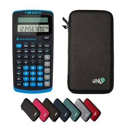 Abbildung von CALCUSO Sparpaket Dunkelgrau mit Taschenrechner TI 30 ECO RS