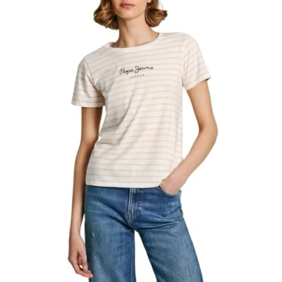 Abbildung von Pepe Jeans ELBA Tshirt print, Damen, Größe: Large, Cornish yellow