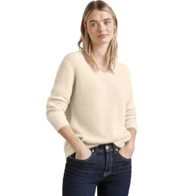 Abbildung von STREET ONE Damen A302832 Federgarn Pullover,Weiß, 38