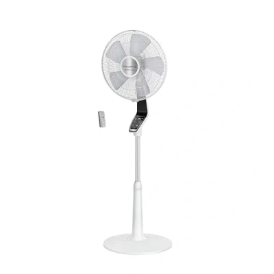 Abbildung von Rowenta Standventilator &quot;VU5690 Turbo Silence Extreme&quot;, 40 cm Durchmesser, 32 dB(A), 14 Geschwindigkeiten, Fernbedienung, digitaler 12 h Timer