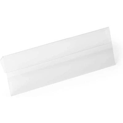 Abbildung von Durable Kennzeichnungstasche HARD COVER mit Falz 1/2 A5 quer, Packung à 10 Stück, transparent, 116119