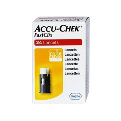 Abbildung von ACCU CHEK Fastclix Lancetas 24U