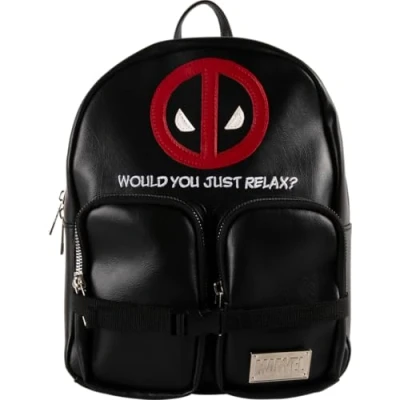 Abbildung von Cerdà Marvel Deadpool Rucksack Kunstleder Schwarz
