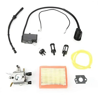 Abbildung von Vergaser Zündspule Luftfilter für FS120 120r FS200 FS250 FS300 FS350 Betonhacken Sägeblattteile Trimmer Freischneider