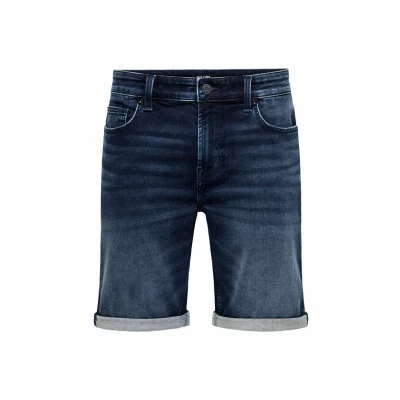 Abbildung von ONLY &amp; SONS Herren ONSPLY Jog DBD 0025 ANA DNM Shorts NOOS Jeansshorts, Dark Blue Denim, XXL