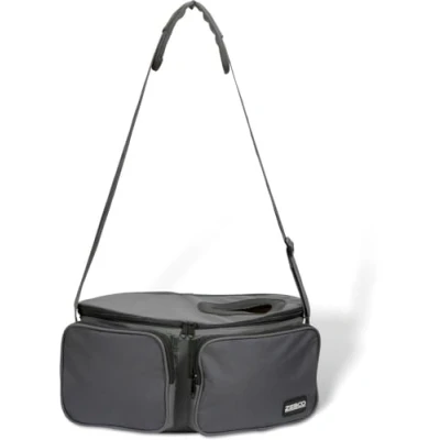 Abbildung von Zebco Fischkorb grün/grau Angelkorb Fischbehälter 40cm x 39cm 20cm