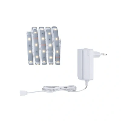 Abbildung von Paulmann 79868 LED Stripe MaxLED 250 Basisset Warmweiß 2700K 1,5m IP44 Protect Cover incl. 1x6 Watt Strip Lichtband, Silber